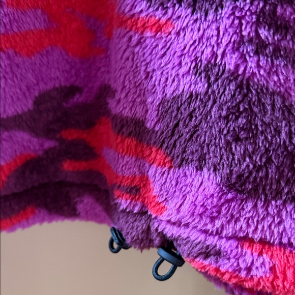 Calvin Klein Performance Purple and Red Camo Fleece Top - Picture 7 of 7